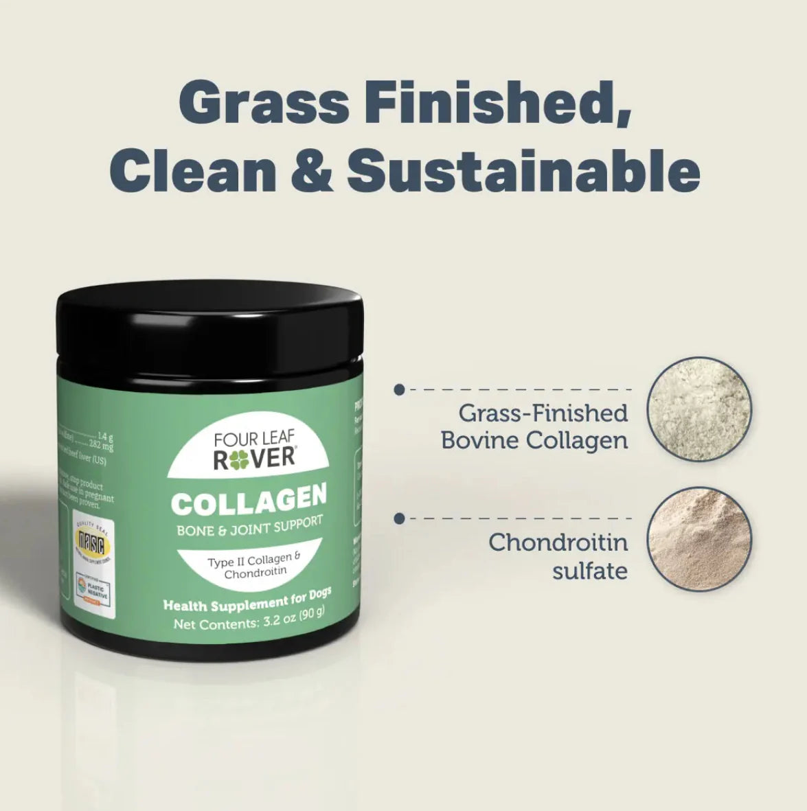 Four Leaf Rover Collagen | Targeted Bone & Joint Support