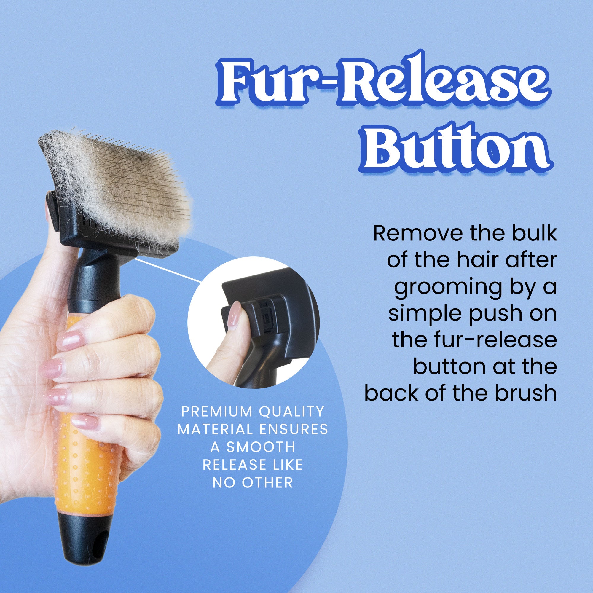 Wahl Self-Cleaning Slicker Brush For Dogs (Large)