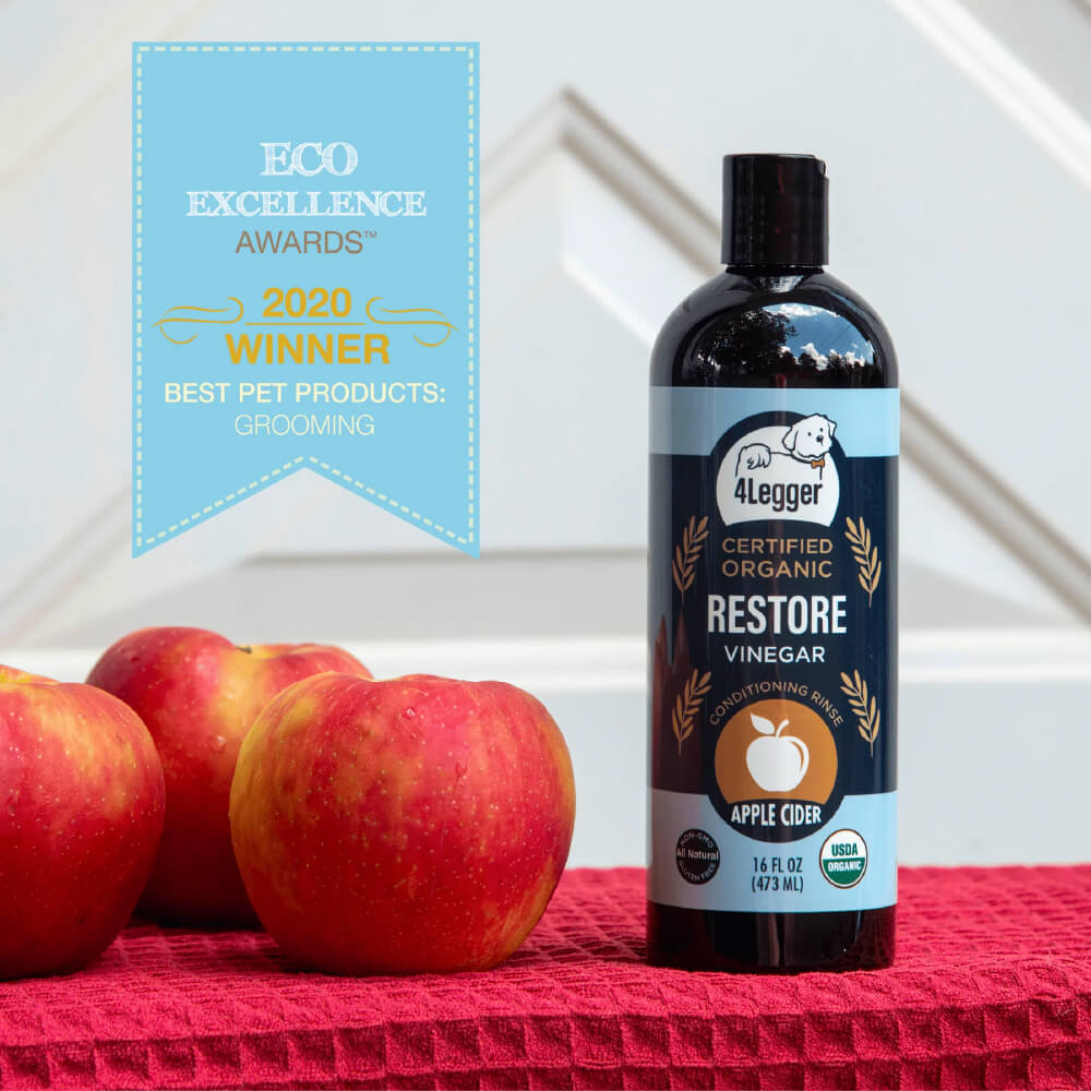 4-Legger USDA Certified Organic Apple Cider Vinegar Rinse