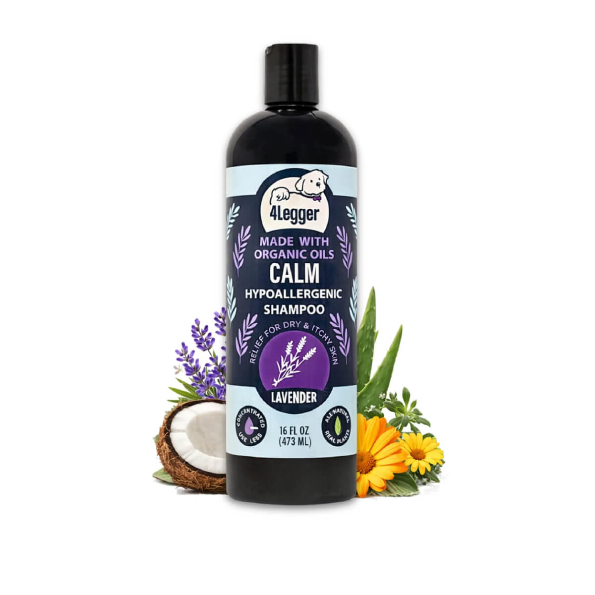 4-Legger Calming Shampoo | Lavender With Calendula and St. John’s Wort
