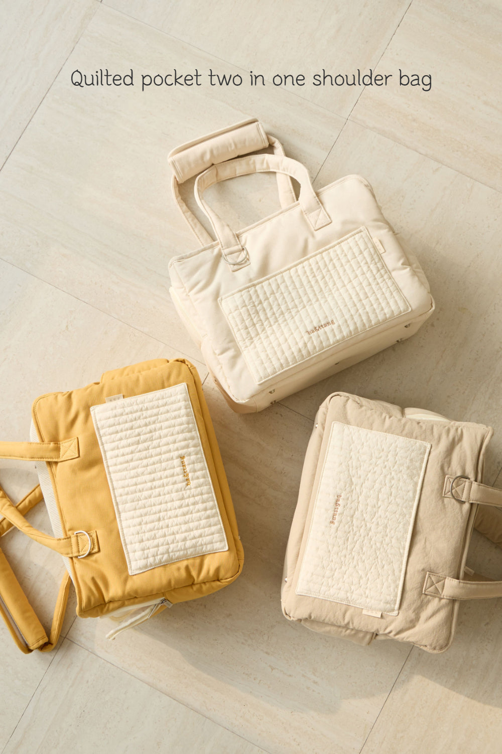 ba&ttang Quilted Pocket Pet Carrier