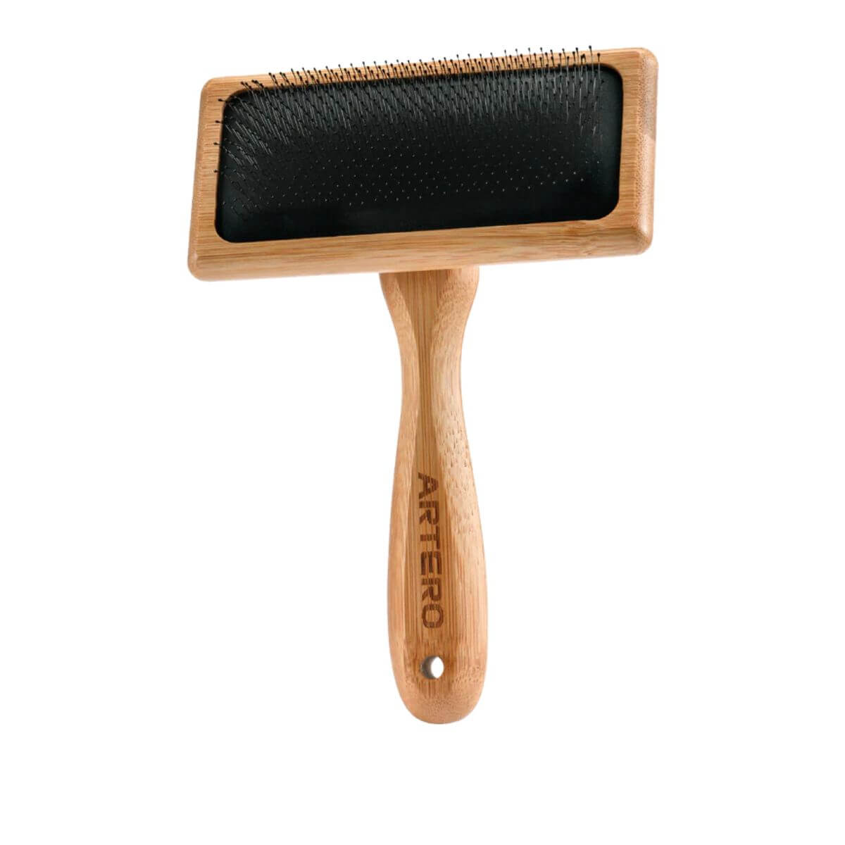 ARTERO P938 bamboo slicker 11mm protected pin medium brush against a white background.