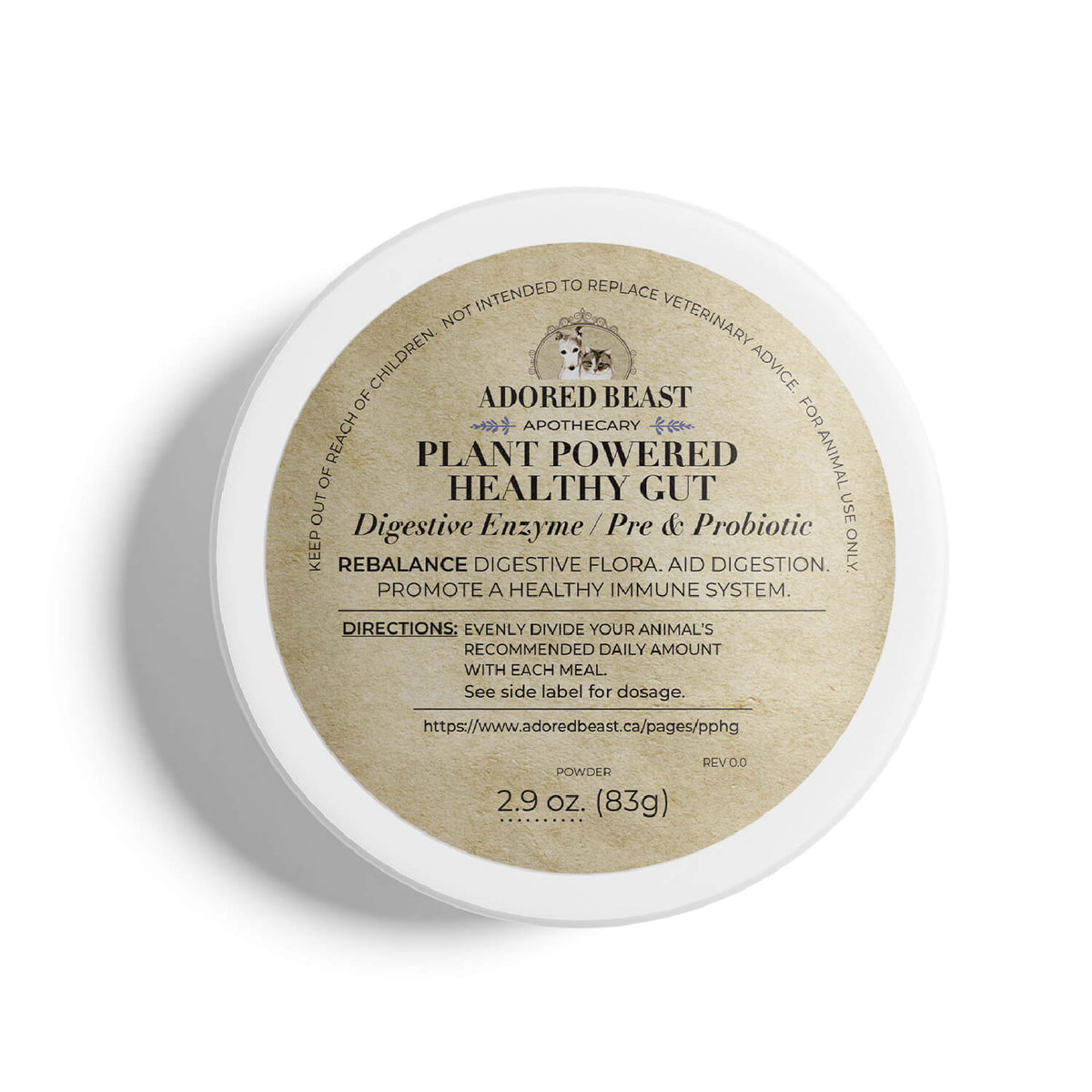 Adored Beast Healthy Gut | Digestive Enzymes