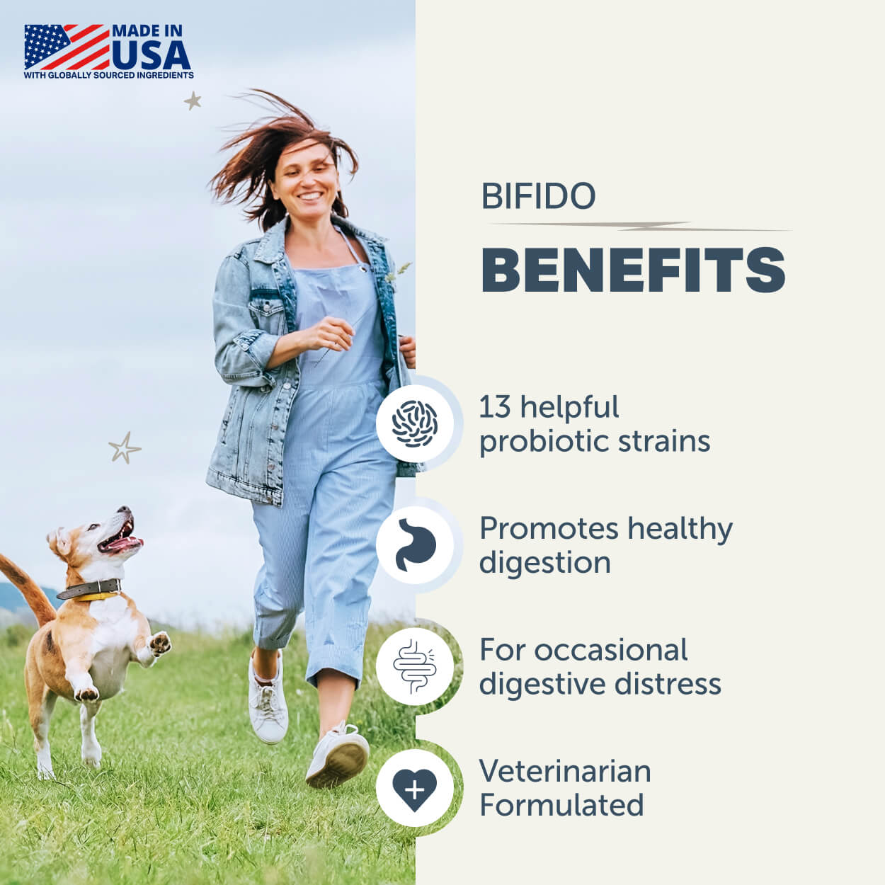 Four Leaf Rover Bifido for Fido Probiotics