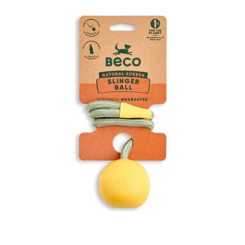 Beco Natural Rubber Slinger Ball