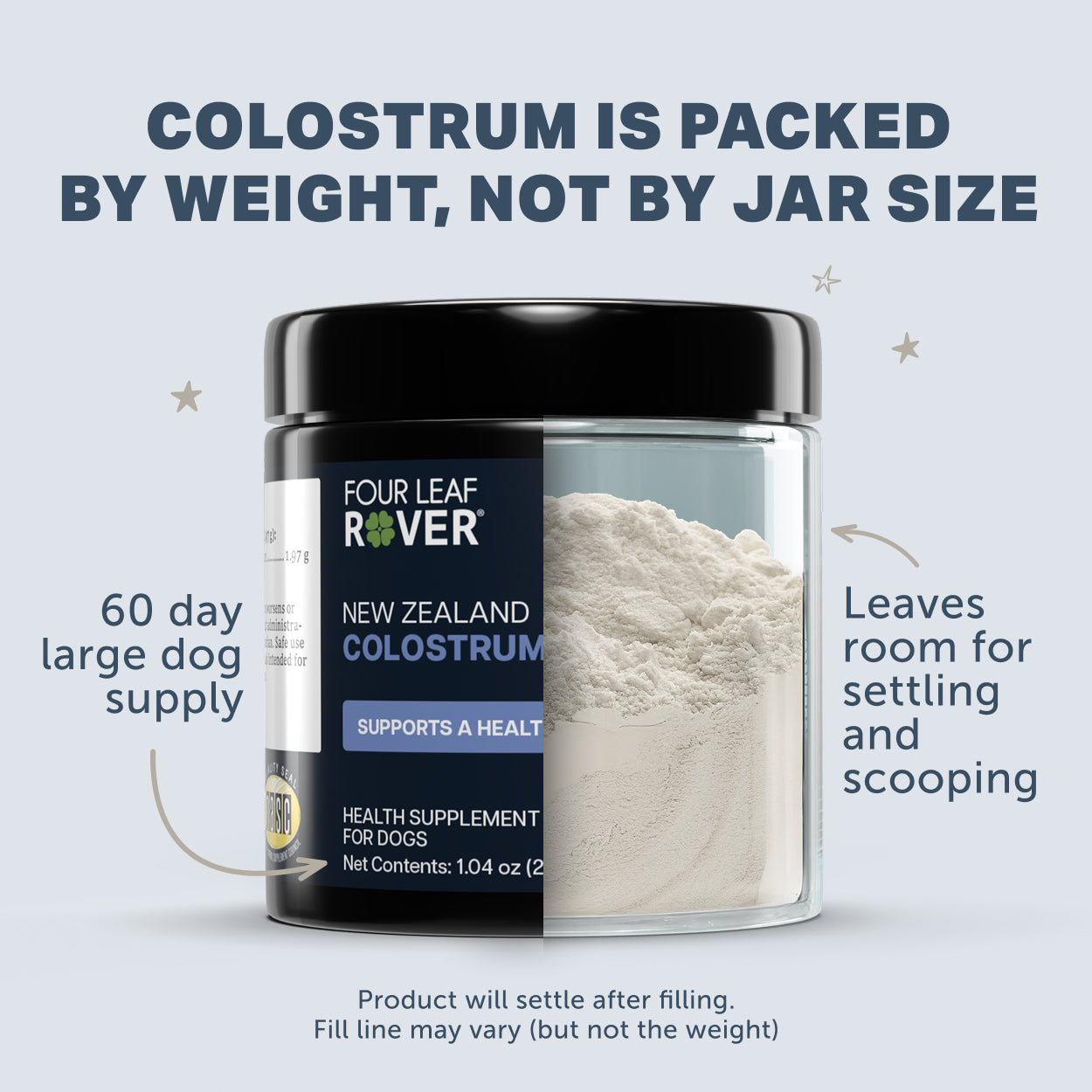 Four Leaf Rover Bovine Colostrum | First Milk from Cows