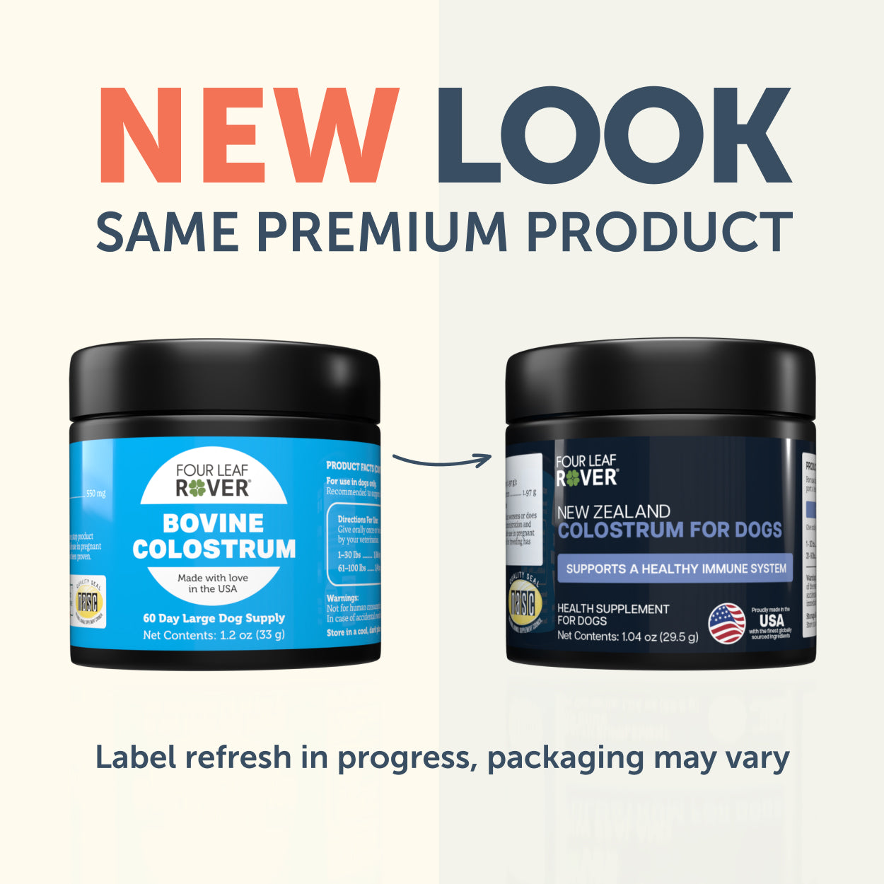 Four Leaf Rover Bovine Colostrum | First Milk from Cows