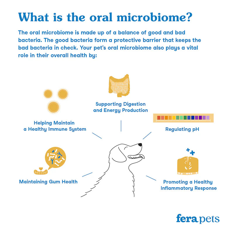 Fera Pets Dental Powder for Cats and Dogs