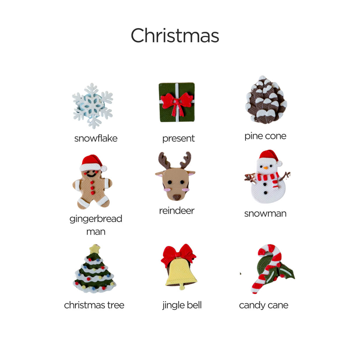 Elyand.co Shoe Charms | Christmas