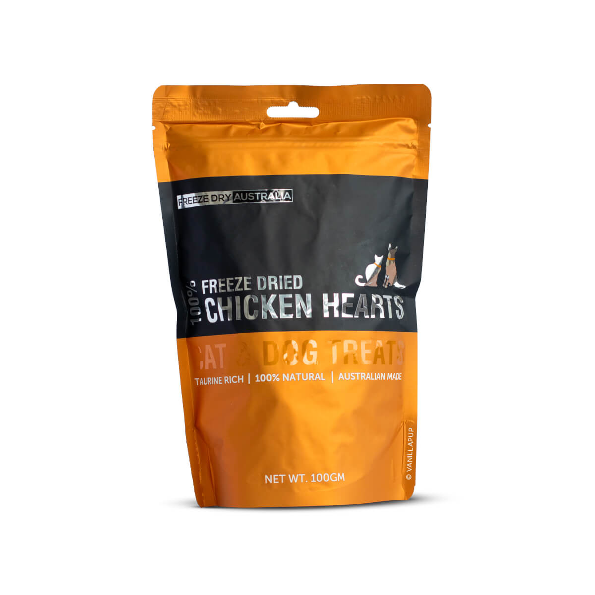 Freeze Dry Australia Whole Chicken Hearts 100g