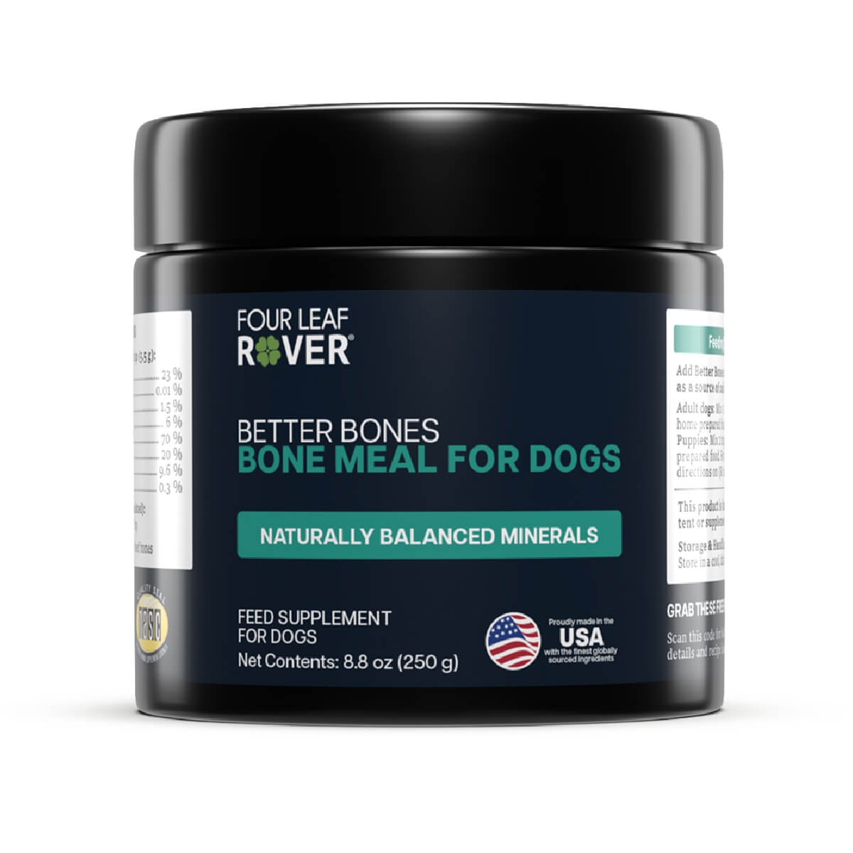 Four Leaf Rover Better Bones | Dried Bone For Homemade Diets