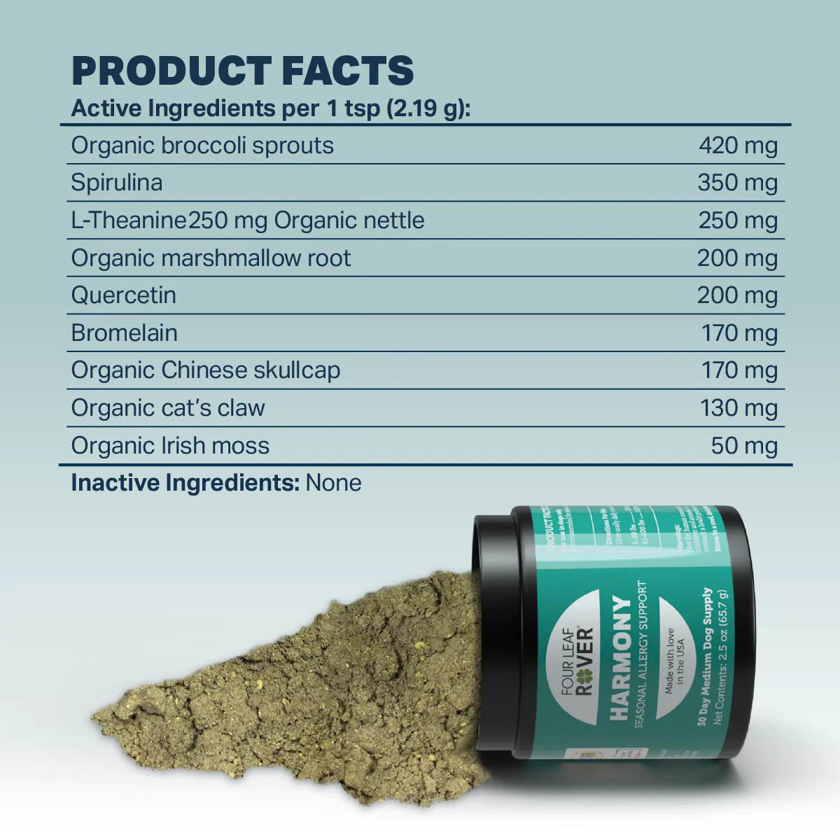 Four Leaf Rover Harmony | Seasonal & Environmental Allergy Support