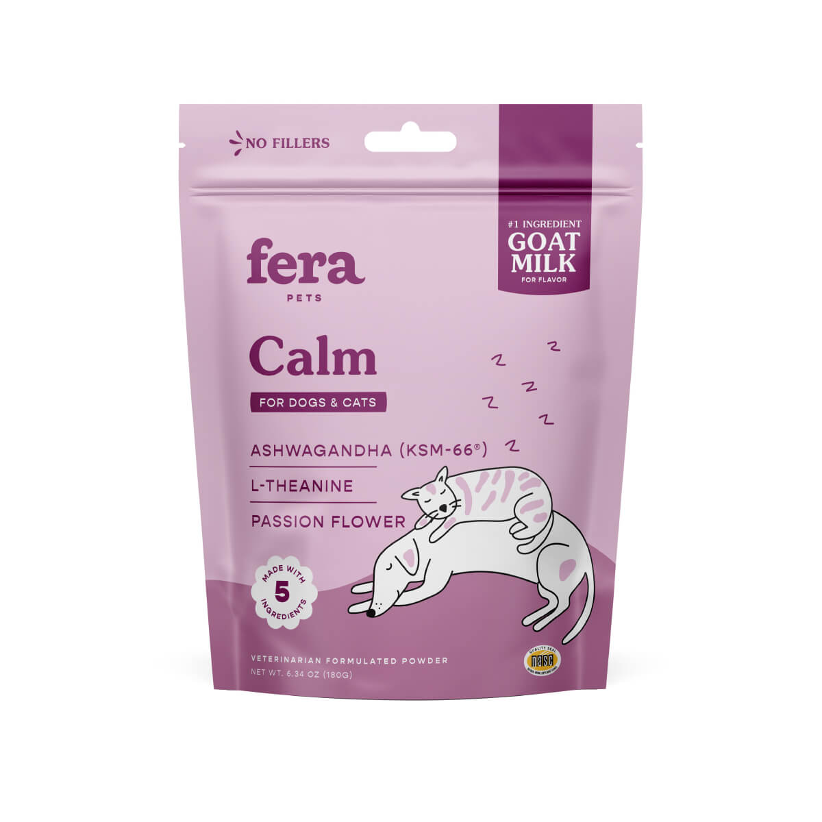 Fera Pets Calm Goat Milk Topper For Dogs & Cats
