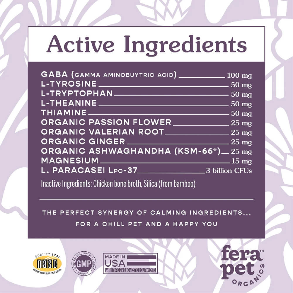 Fera Calming Support for Dogs and Cats