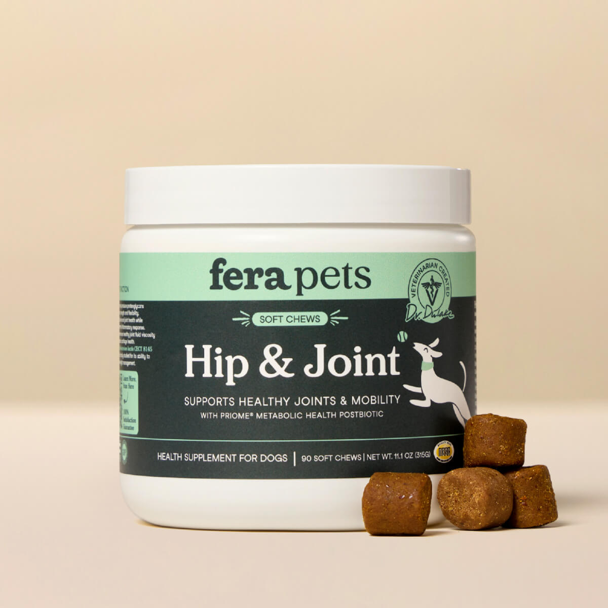 Fera Pets Hip + Joint Soft Chew Supplement for Dogs