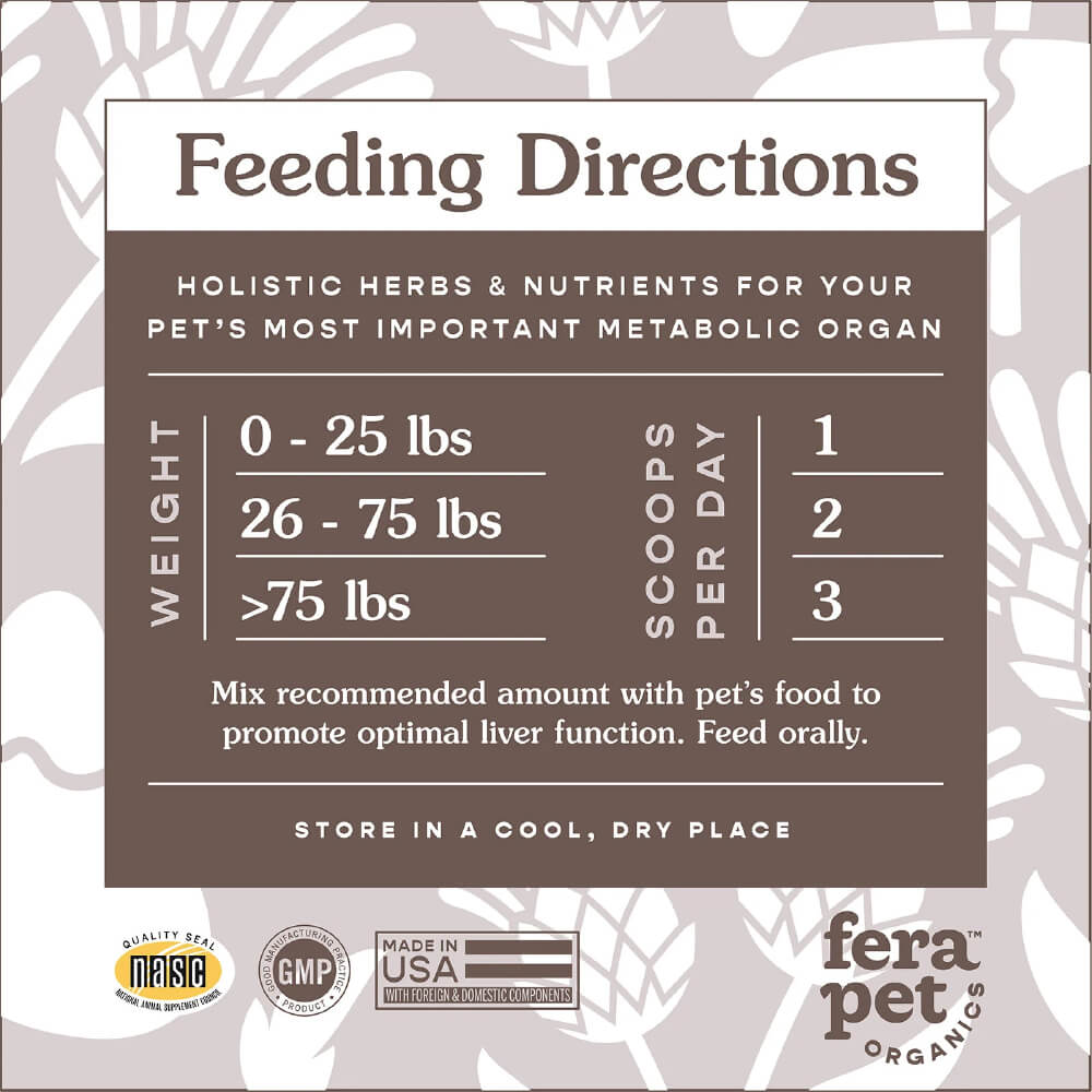 Fera Pets Liver Support for Dogs and Cats
