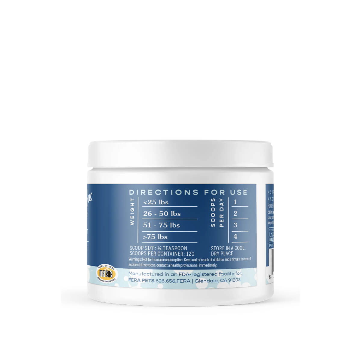 Fera Pets Postbiotics Plus for Dogs