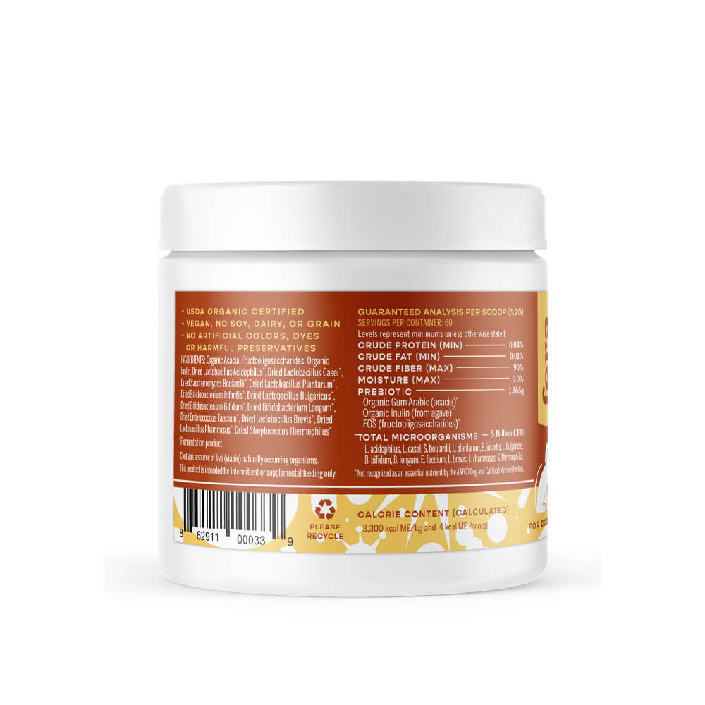 Fera Pets USDA Organic Probiotics with Prebiotics