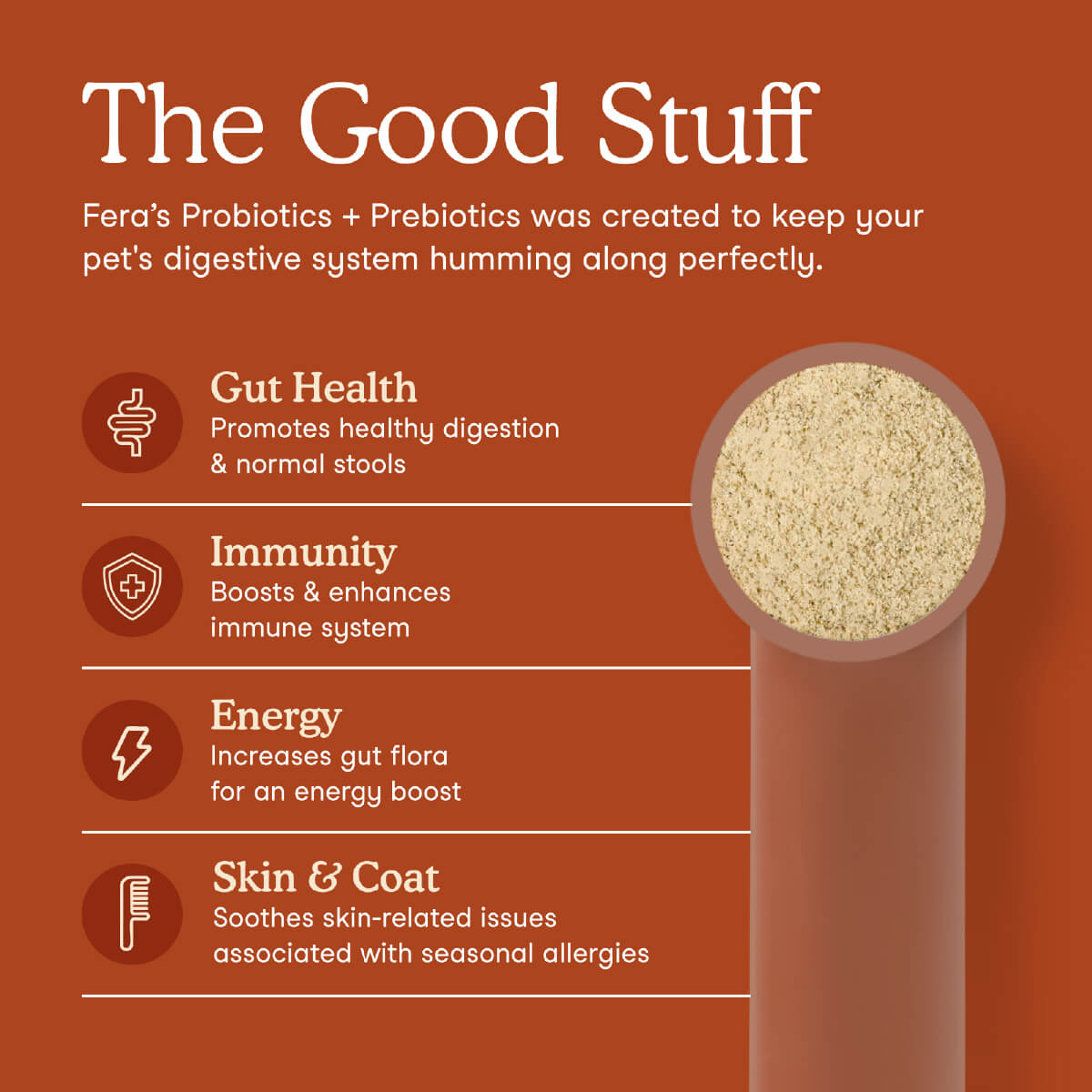 Fera Pets USDA Organic Probiotics with Prebiotics