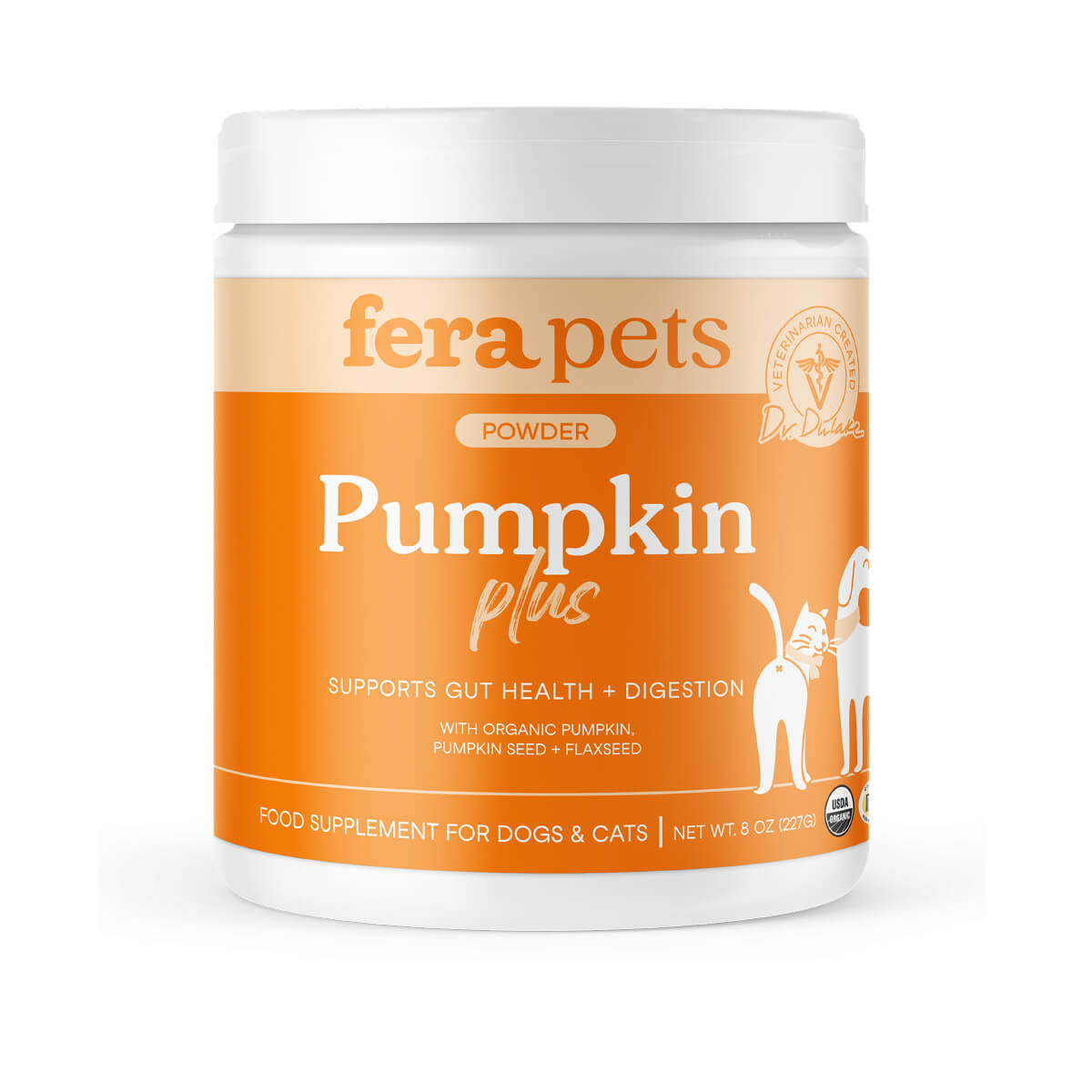 Fera Pets Pumpkin Plus Fibre Support for Dogs and Cats