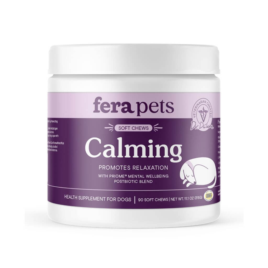 Fera Pets Calming Soft Chews against a white background