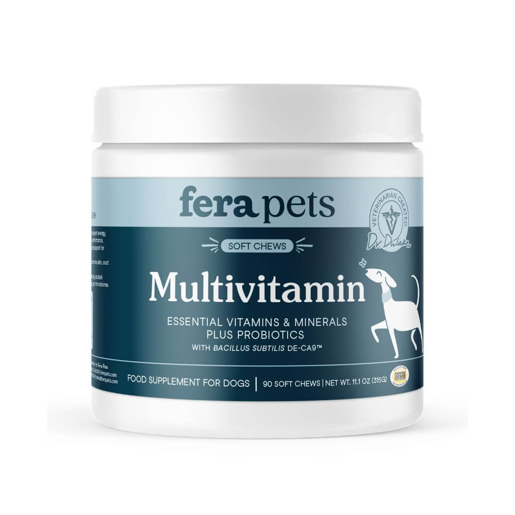 Fera Pets Multivitamin Soft Chews against a white background