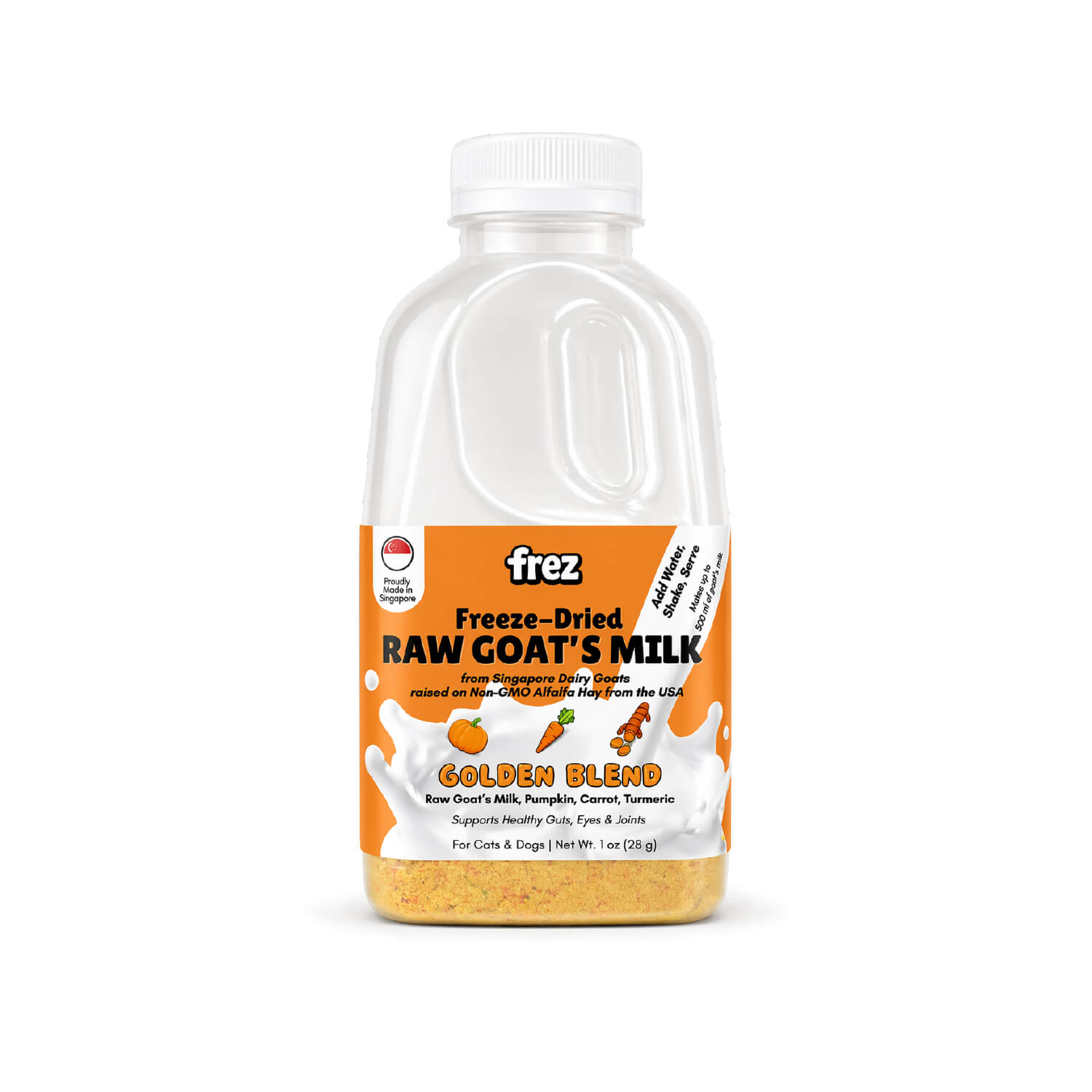 Frez Freeze Dried Raw Goat’s Milk | Golden Blend