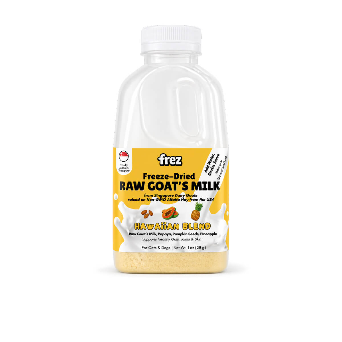 Frez Freeze Dried Raw Goat’s Milk | Hawaiian Blend