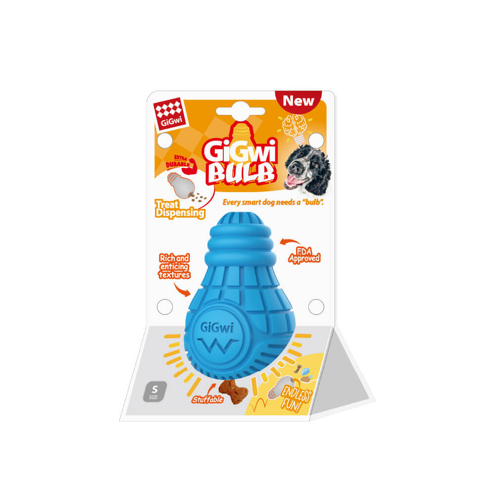 GiGwi Bulb Rubber Treats Dispensing & Chew Toy