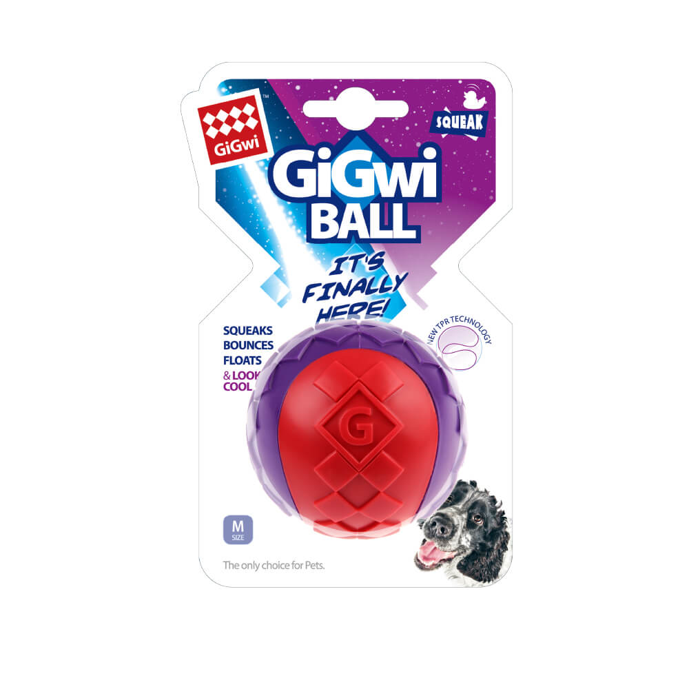 GiGwi Squeaky Rubber Ball