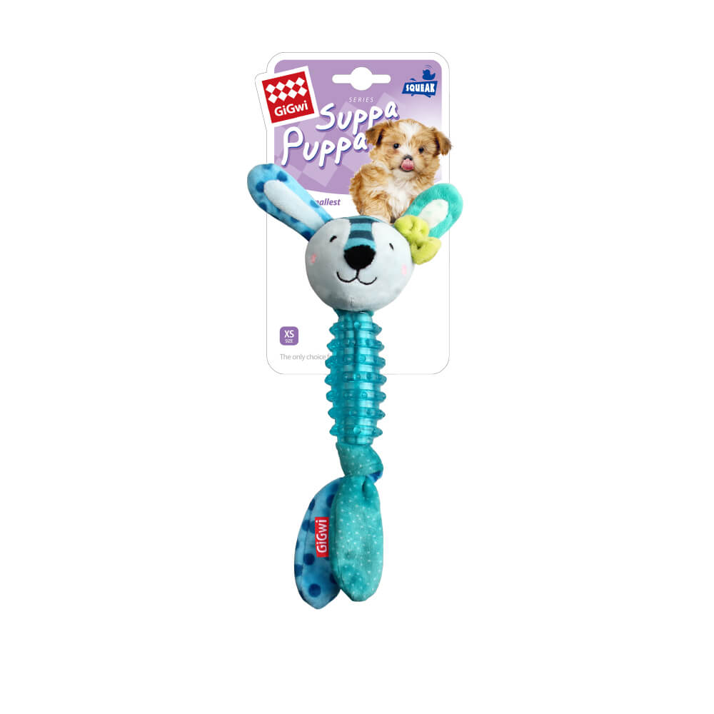 GiGwi Suppa Puppa Rabbit Toy for Puppies