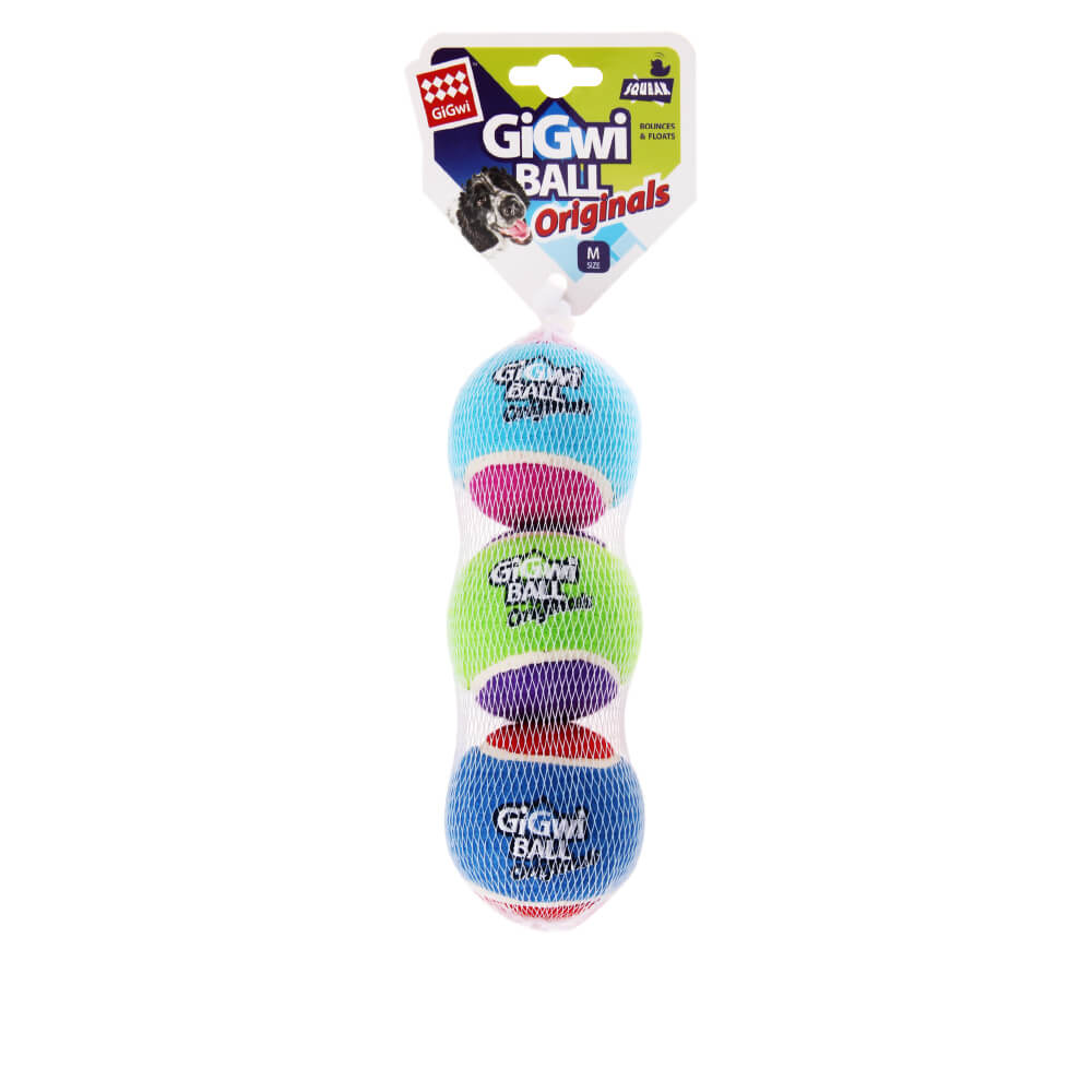 GiGwi Squeaky Tennis Balls