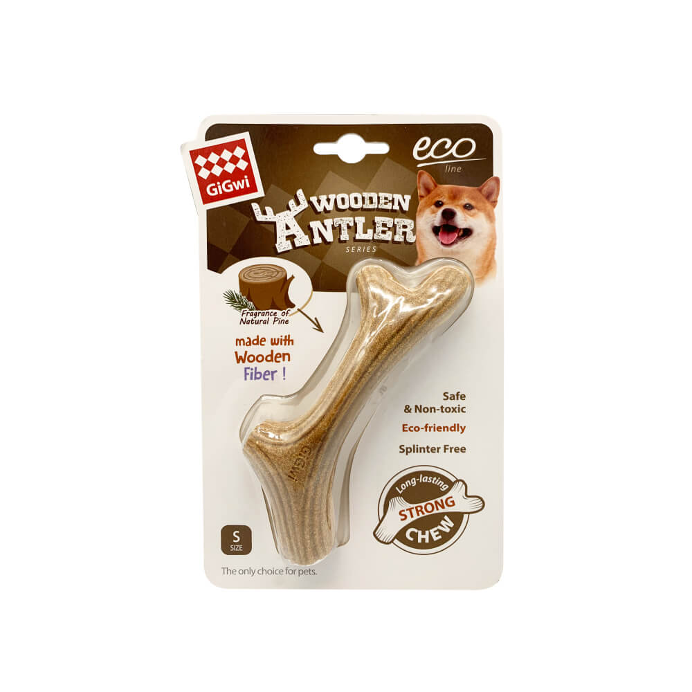 Gigwi Antler Wooden Chew Toy