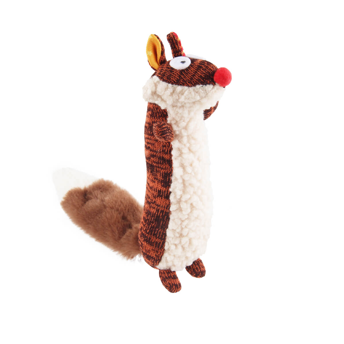 GiGwi Plush Friendz Squirrel with Squeaker