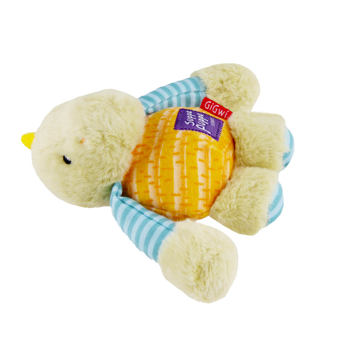 GiGwi Suppa Puppa Plush Toy for Puppies | Dinosaur with Squeaker