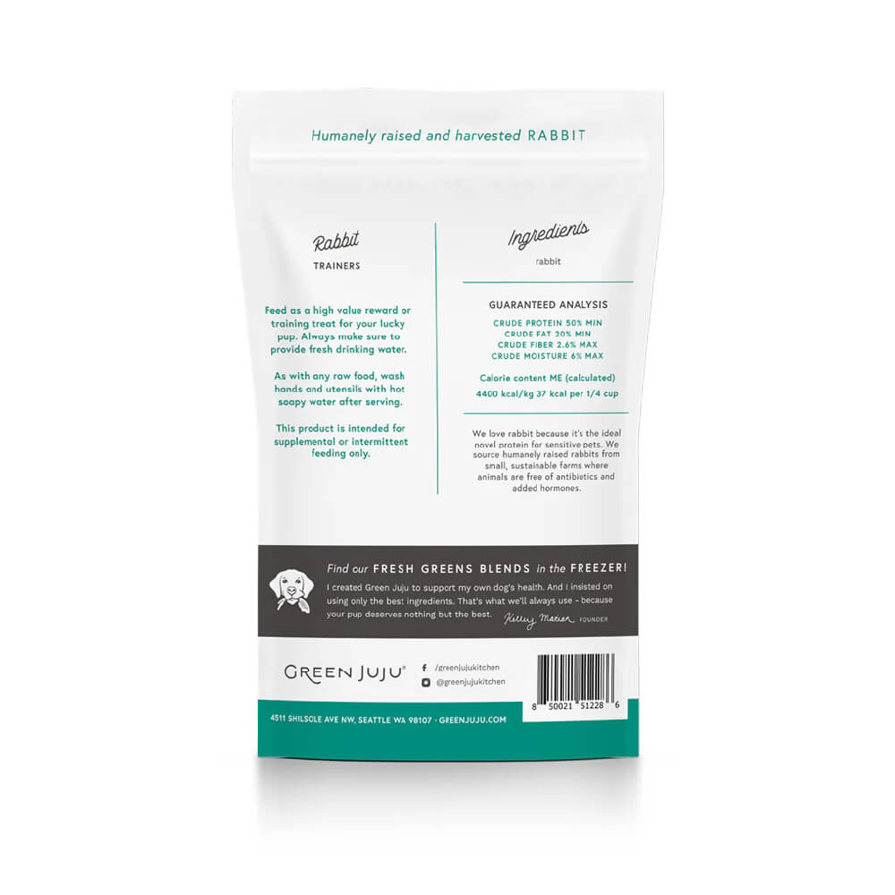 Green Juju Freeze-dried Training Treat | Rabbit