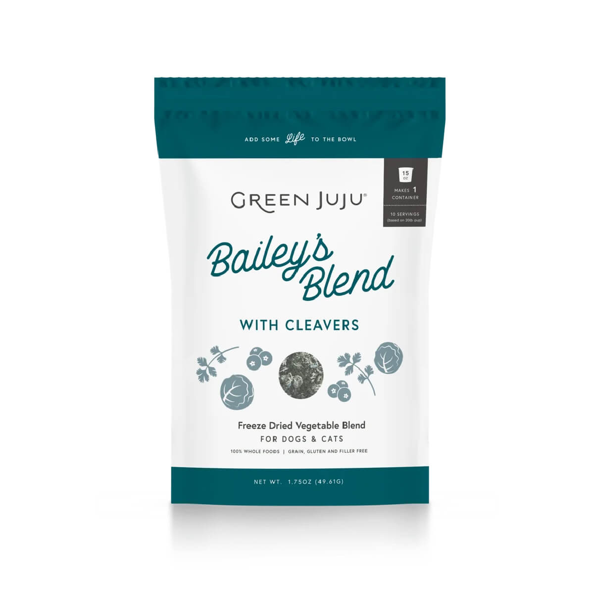 Green Juju Freeze-dried Bailey's Blend With Cleavers