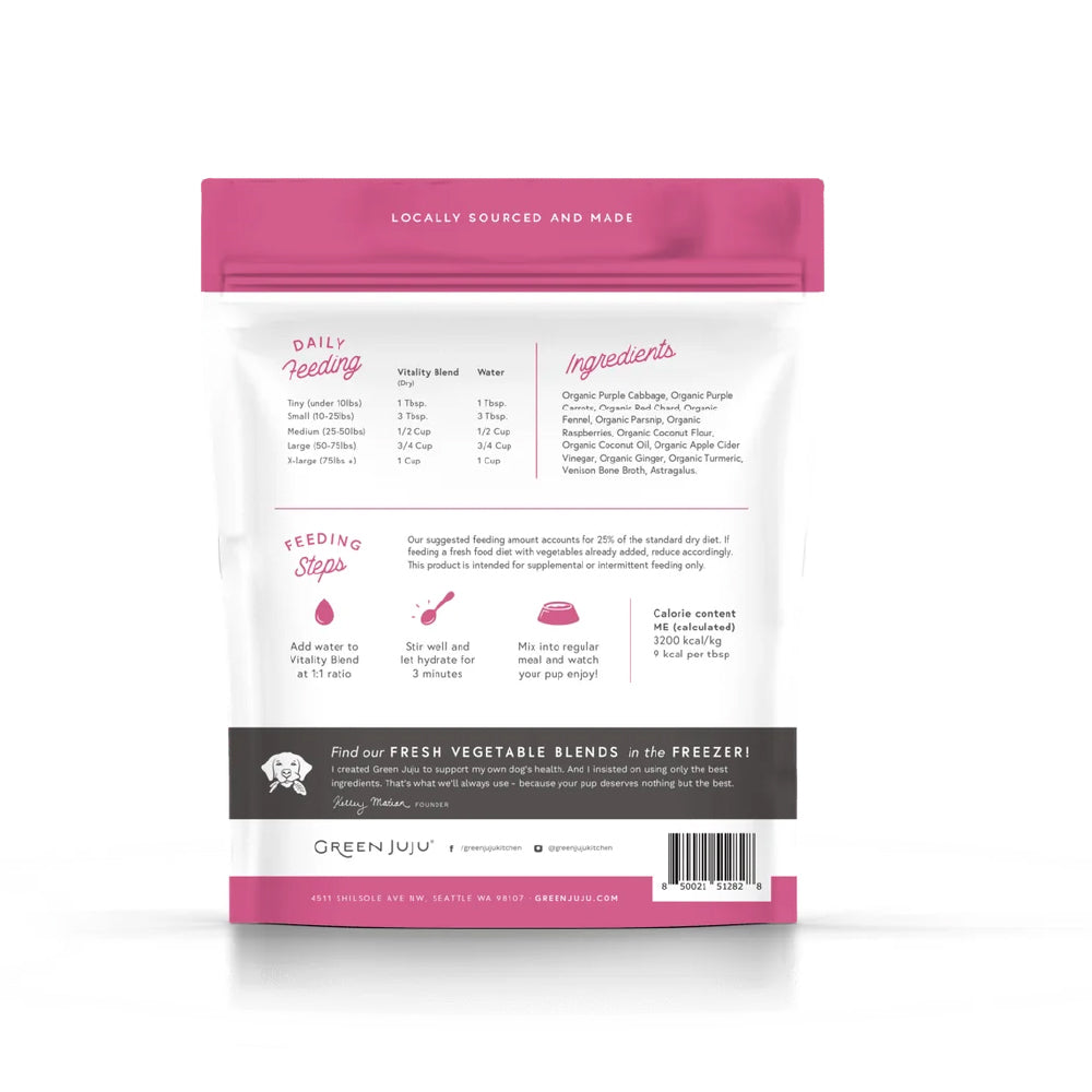 Green Juju Freeze-dried Vitality Blend With Astragulus