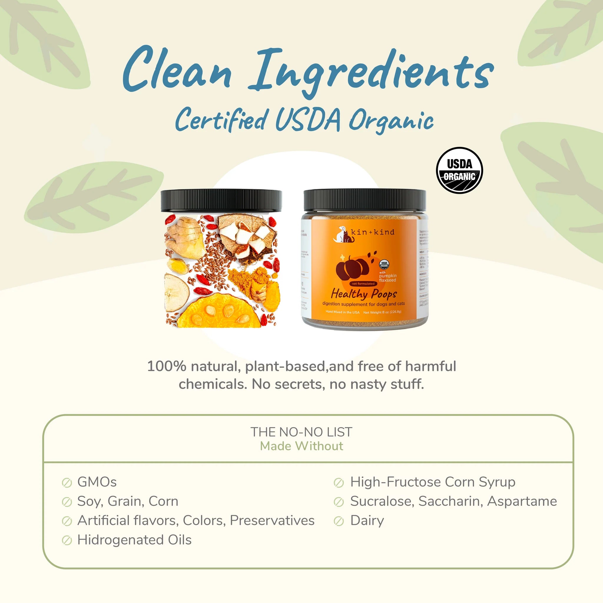 kin+kind Organic Healthy Poops Supplement