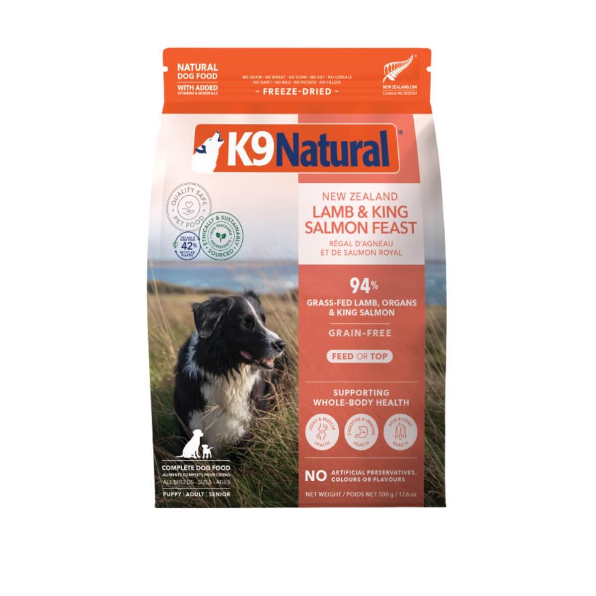 K9 Natural Freeze-dried Lamb & King Salmon Feast | 3.6kg