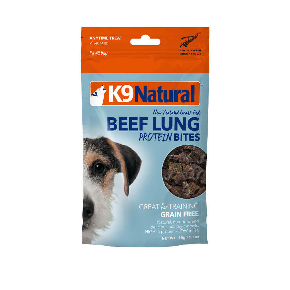 K9 Natural Beef Lung Protein Bites