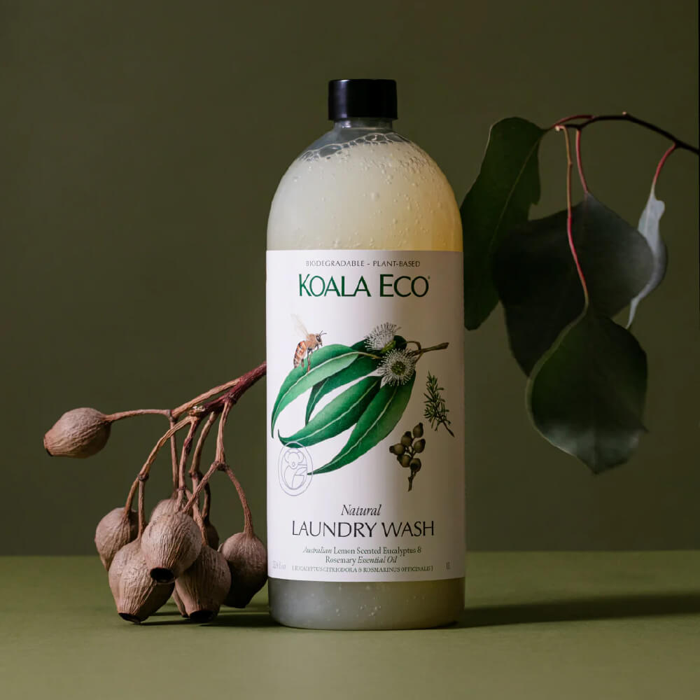 Koala Eco Natural Laundry Wash | Lemon Eucalyptus & Rosemary (2 Sizes)