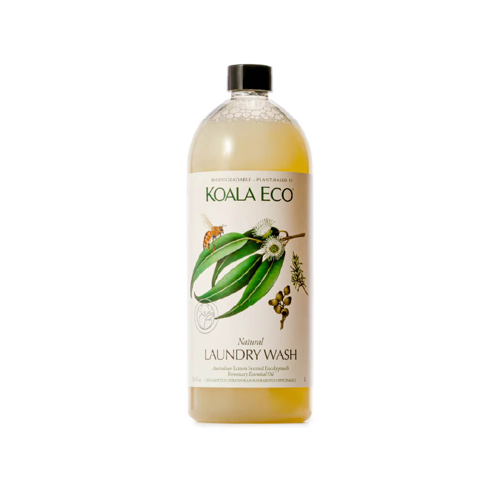 Koala Eco Natural Laundry Wash | Lemon Eucalyptus & Rosemary (2 Sizes)