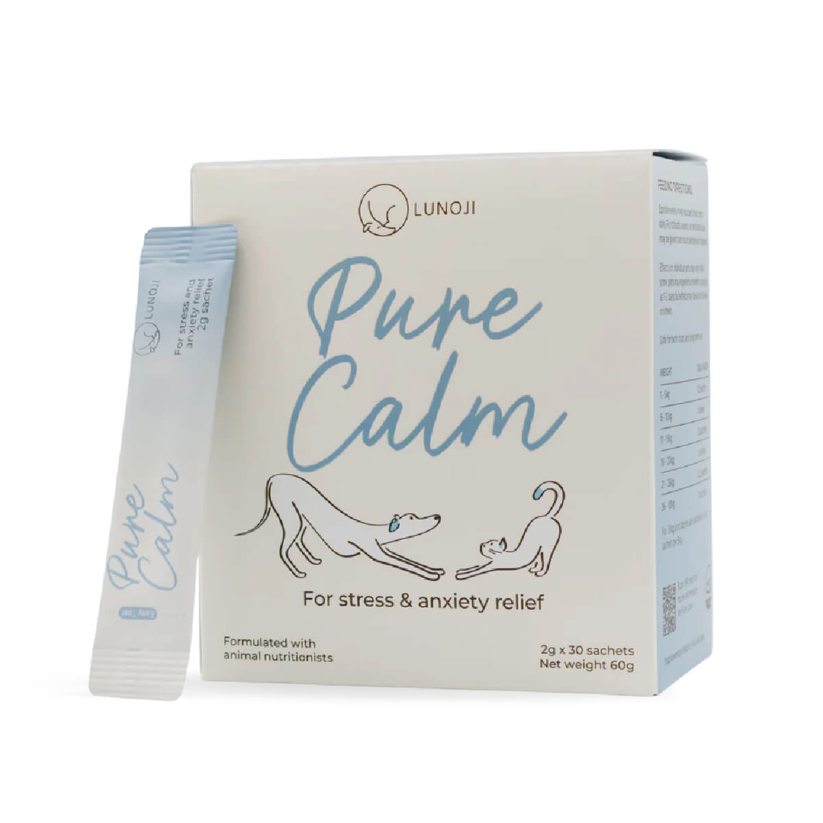 Lunoji Pure Calm Supplement for Dogs & Cats