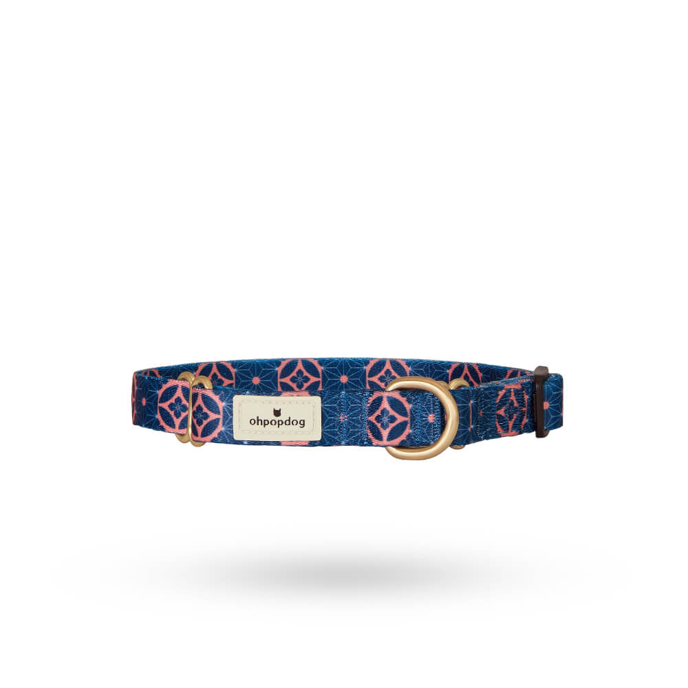 Ohpopdog Nylon Martingale Collar | Baba Navy