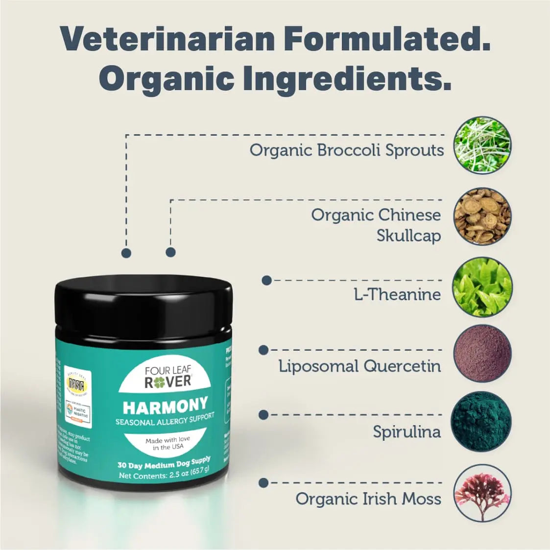 Four Leaf Rover Harmony | Seasonal & Environmental Allergy Support