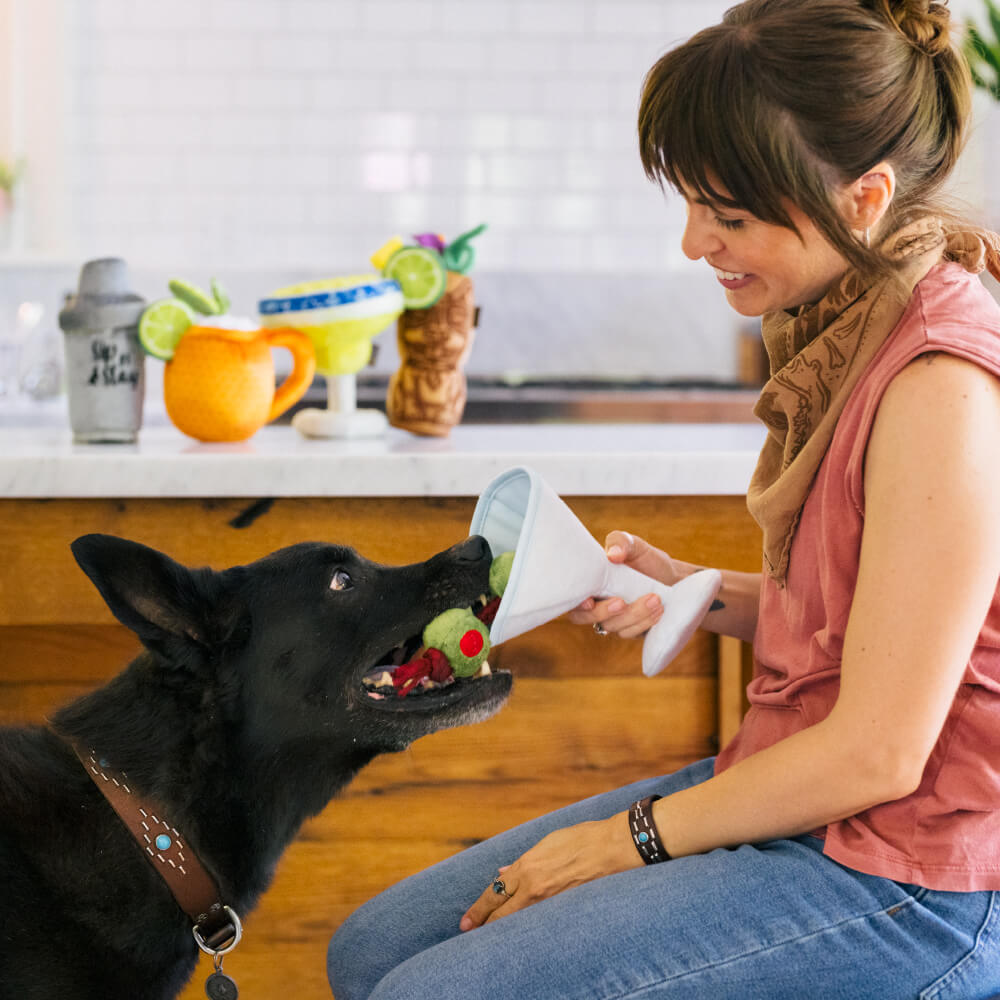 PLAY Barktender Martini Plush Toy