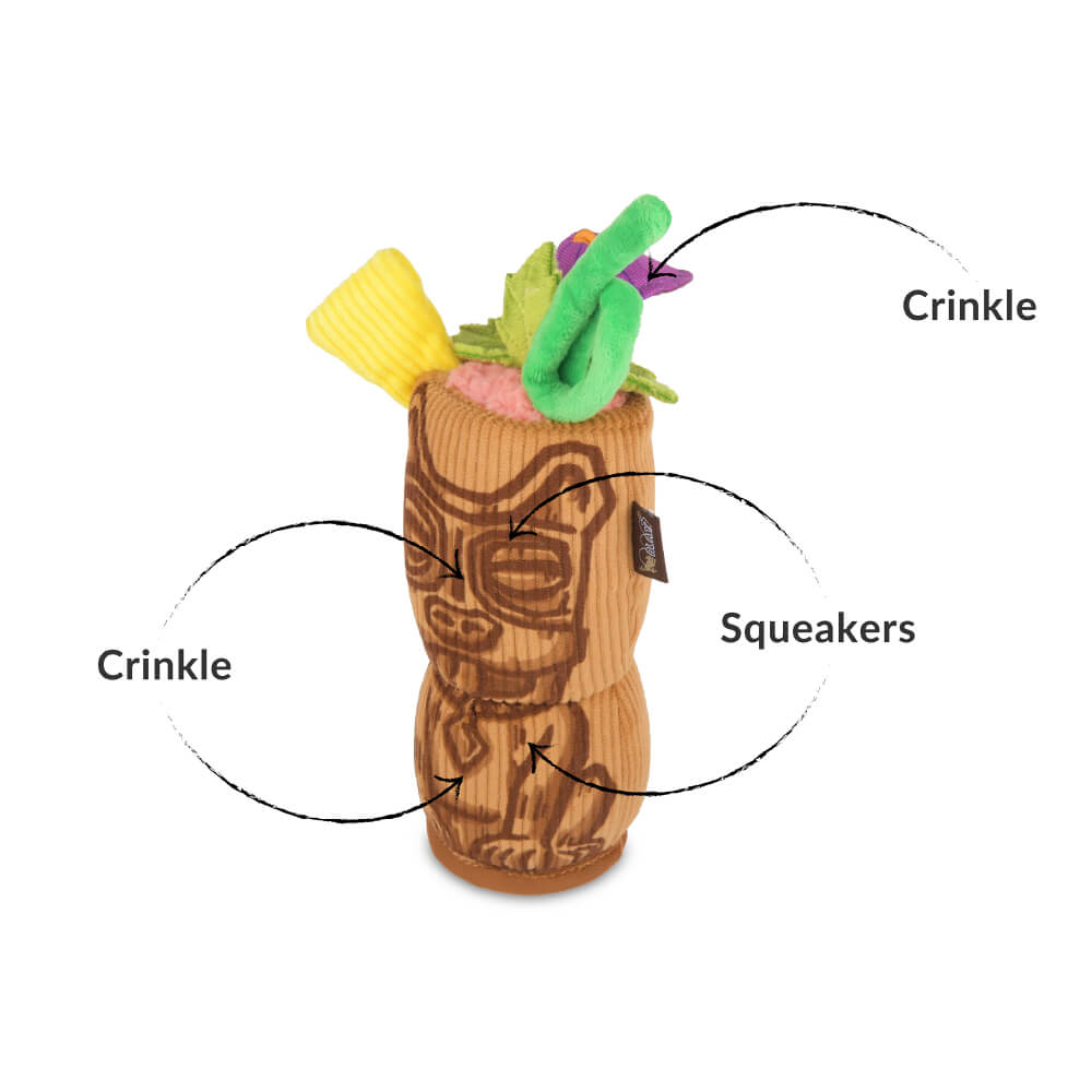 PLAY Barktender Tiki Plush Toy