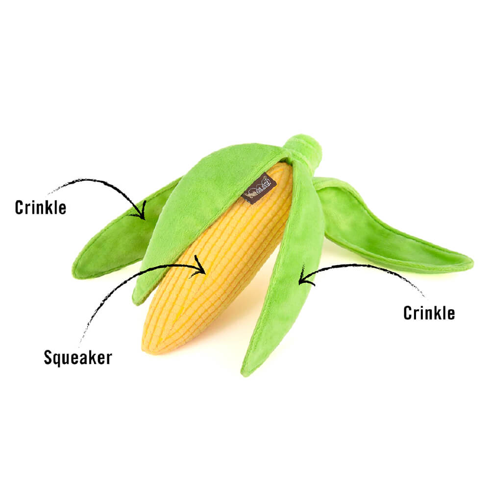 PLAY Farm Fresh Corn Plush Toy