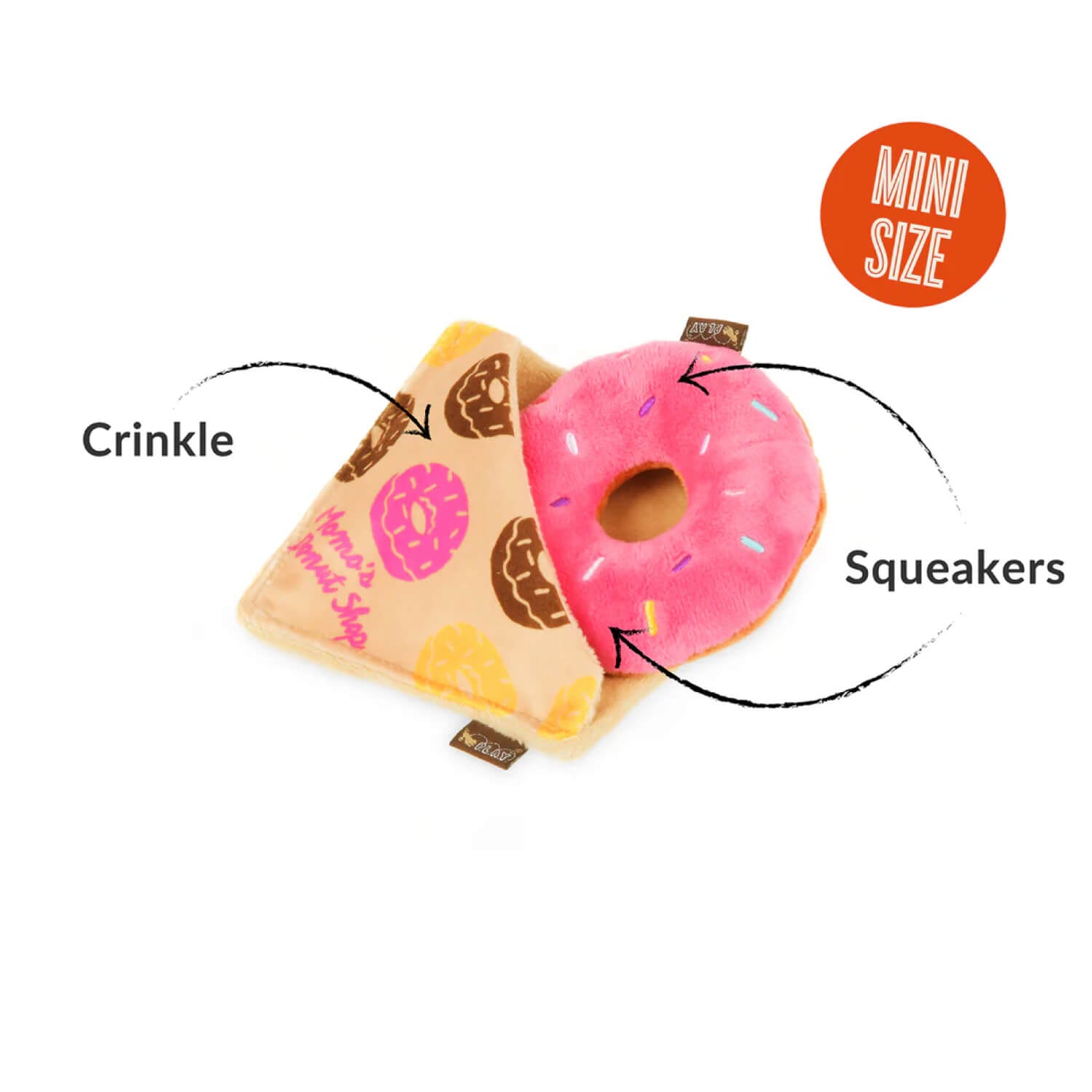 PLAY Pup Cup Cafe Donut Toy
